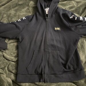 Black PINK Zip-Up Hoodie